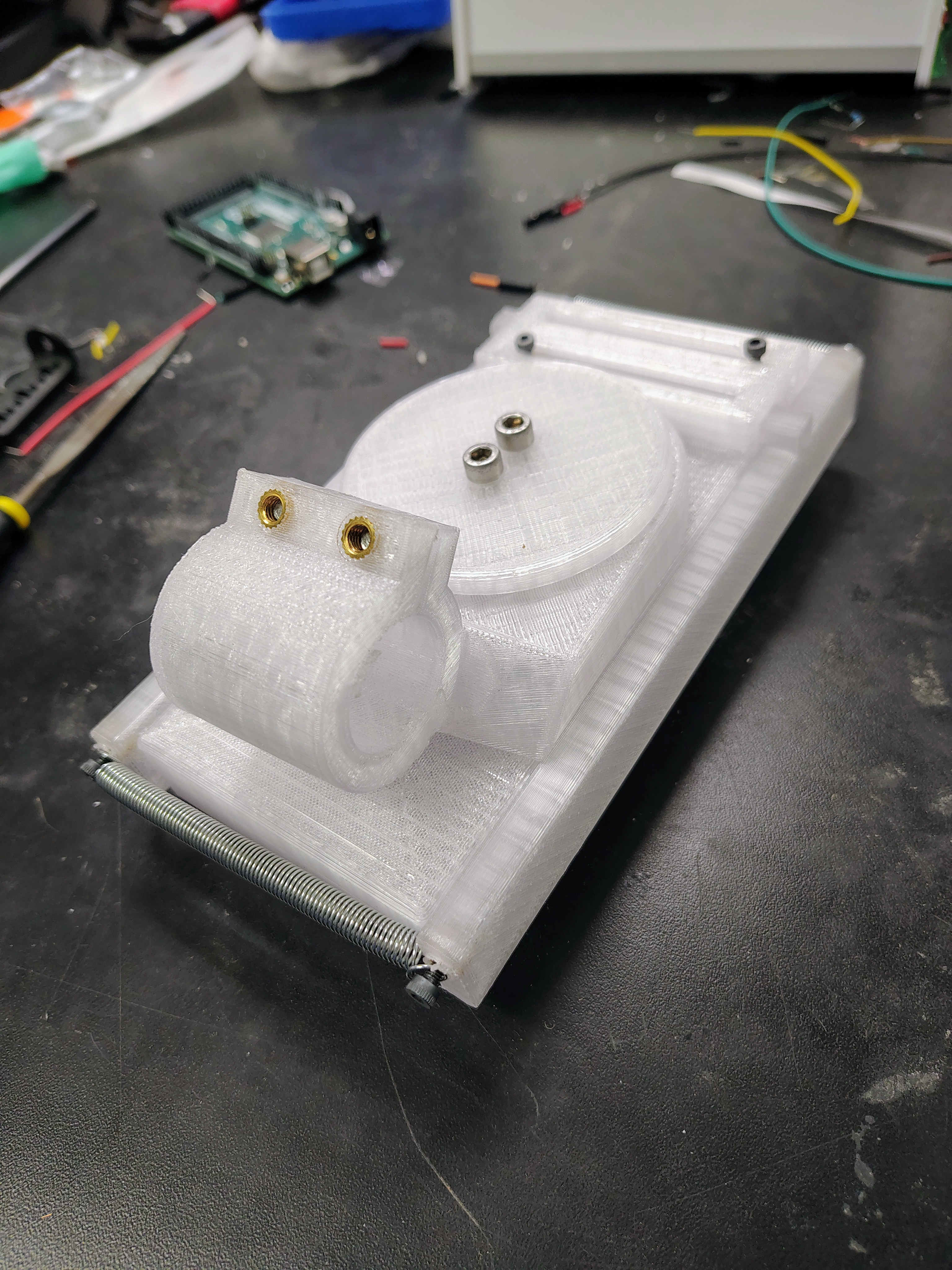 Back of Assembled Phone Holder